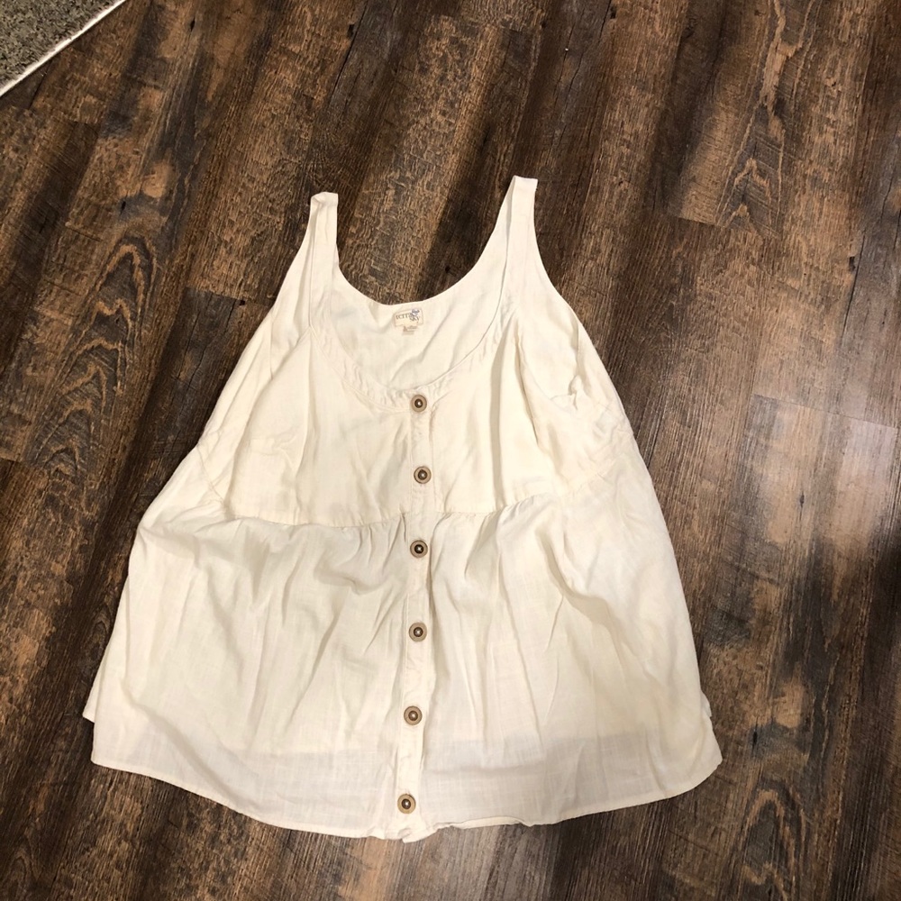 Button Up Tank Top